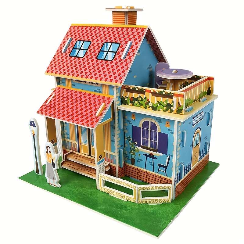 3D Building Model Puzzle Set Model A23004
