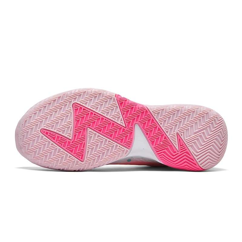 Basketball Shoes Color White Pink Sizeuk 5