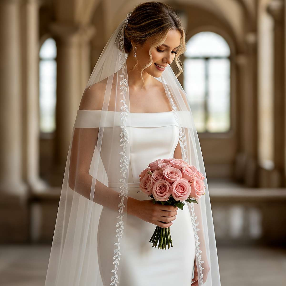 Wedding Supplies Color White Size Length 250Cm*Width 300Cm 98.42In*118.11In