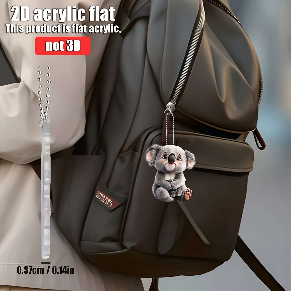 Keychain Ornament Model Sad Koala