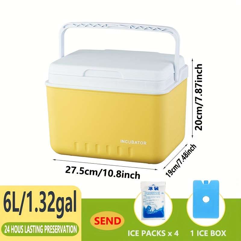 Refrigerator Items 6L1.32 Gallon   Ice Crystal Box *1   Ice Bag*4