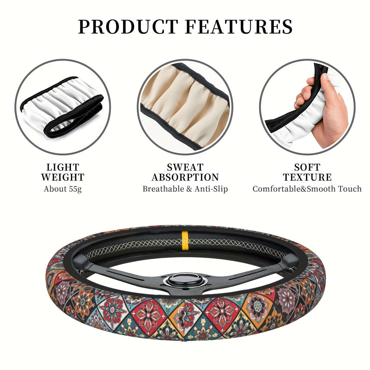 Car Steering Wheel Cover Universal