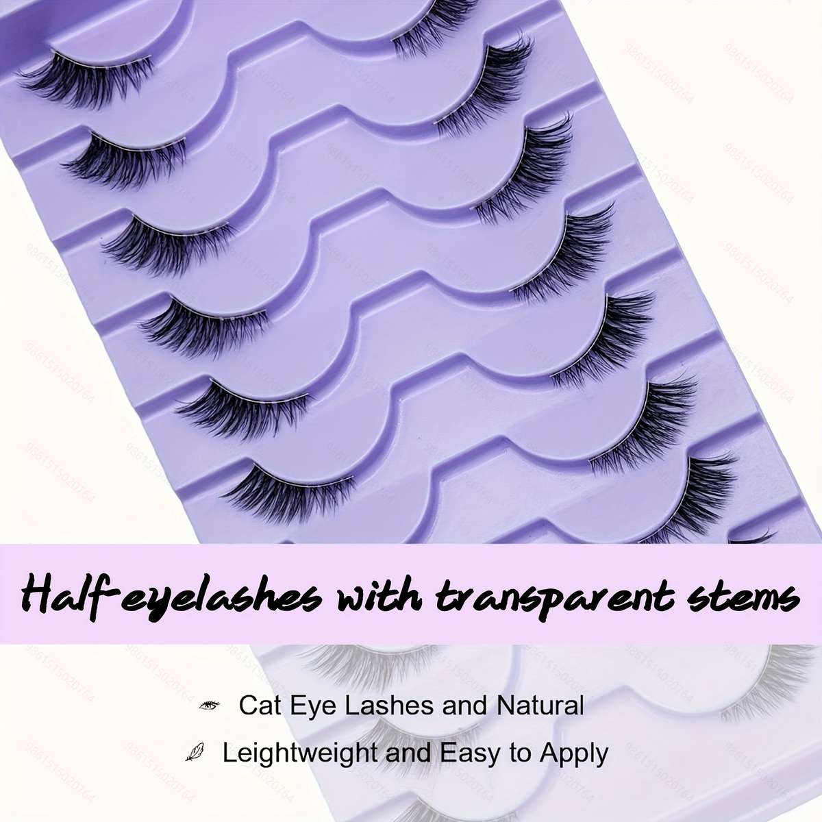 False Eyelashes Model Yh 801 5 White