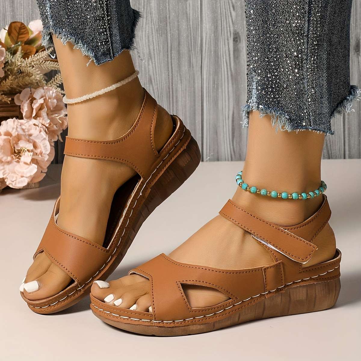 Sandals Color White Size Uk 6