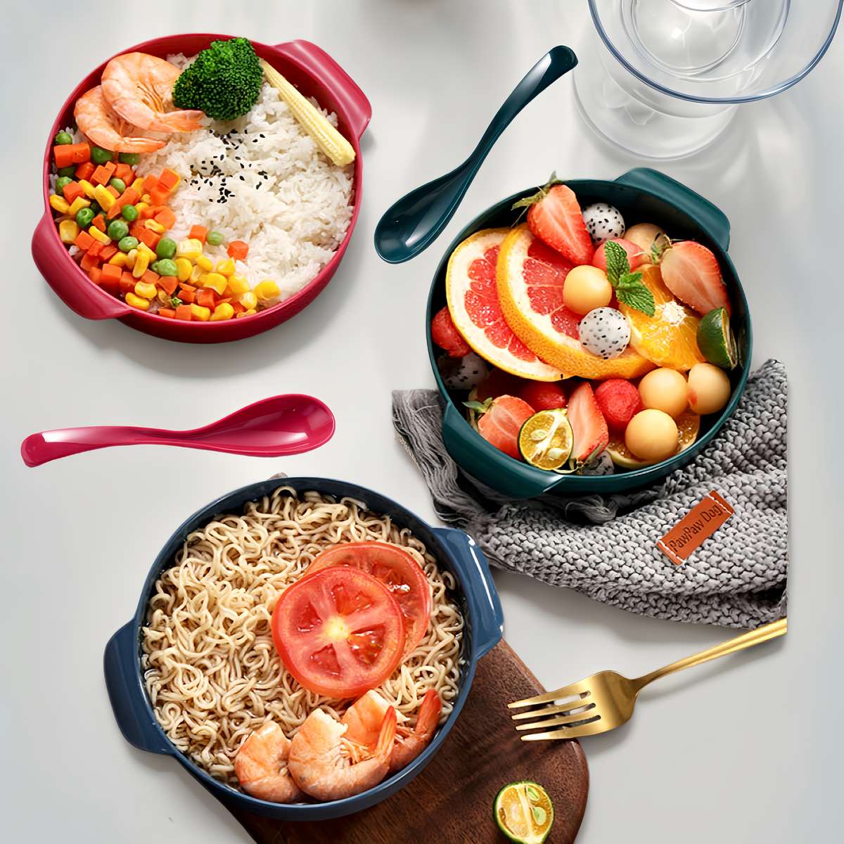 Bowl Items Red S Bowl  S Spoon