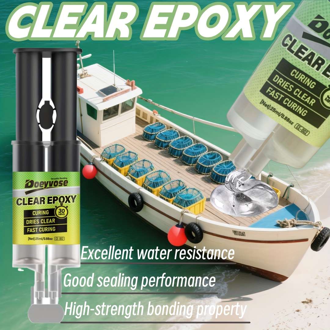HeavyDuty Reliable Premium Adhesive Blend Long Lasting Doeyvose Clear Epoxy For