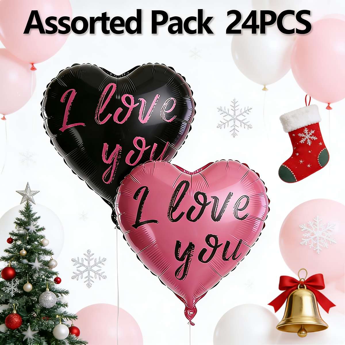 50Pcs Luxury Premium Modern Inch Heart Shaped Balloons For Holiday Gathering