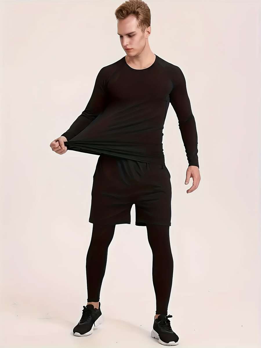Thermal Underwear Color Black Sizexxxl