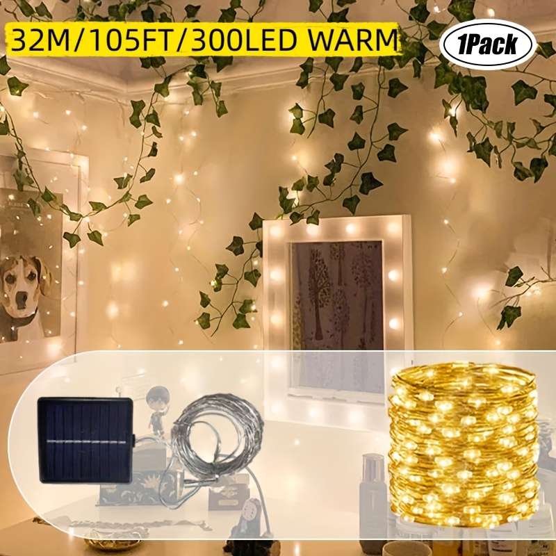 Christmas Lights Warm Color Size 32 Meters 300 Led 105 Feet