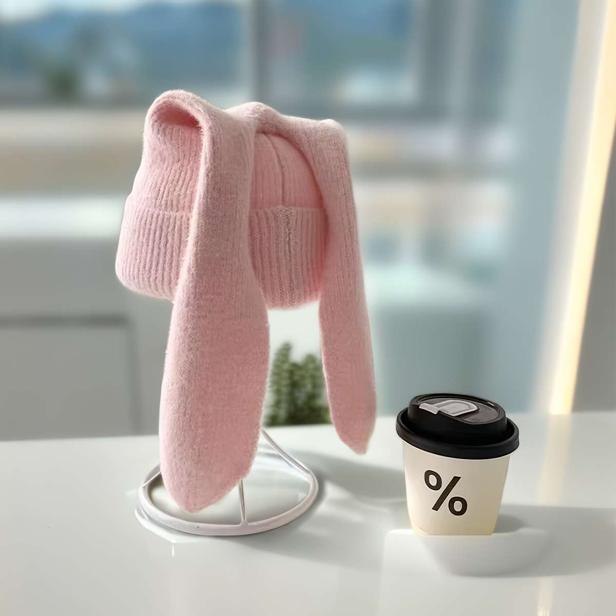 Winter Hat Items Light Pink