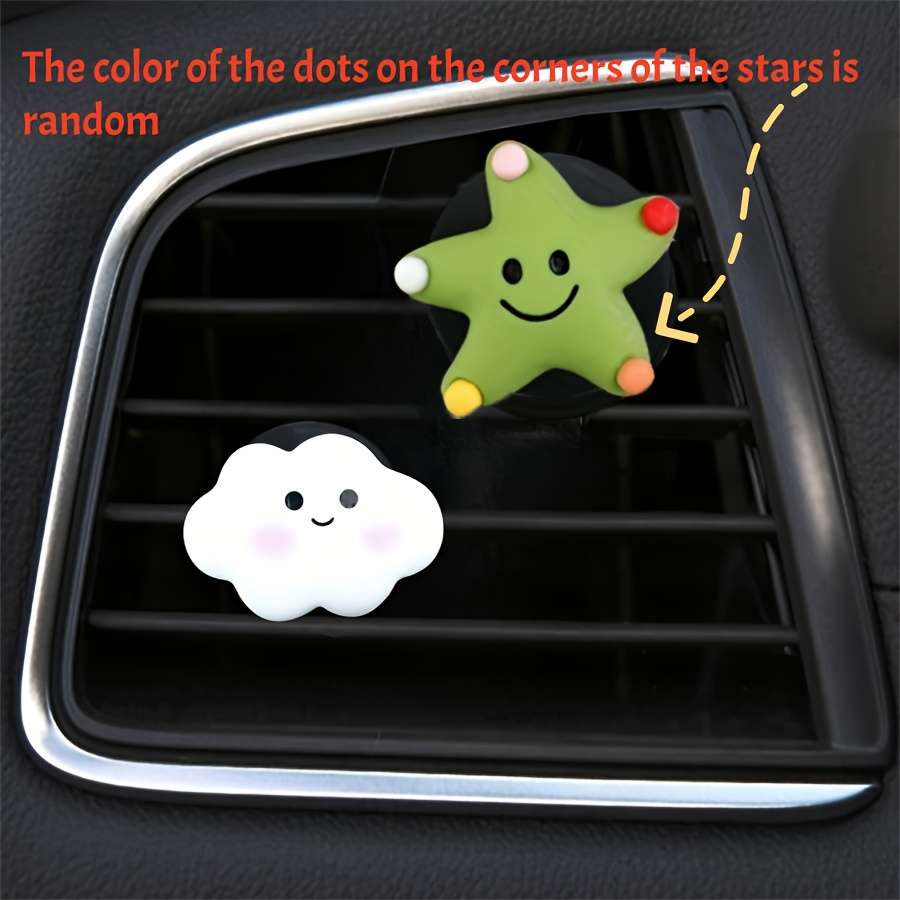 Car Interior Decor Items 2 Oranges Stars  Add  Clouds