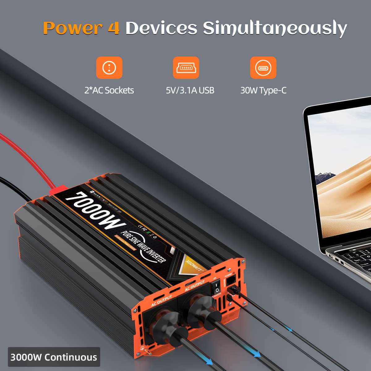 Inverter Model 24V7000W