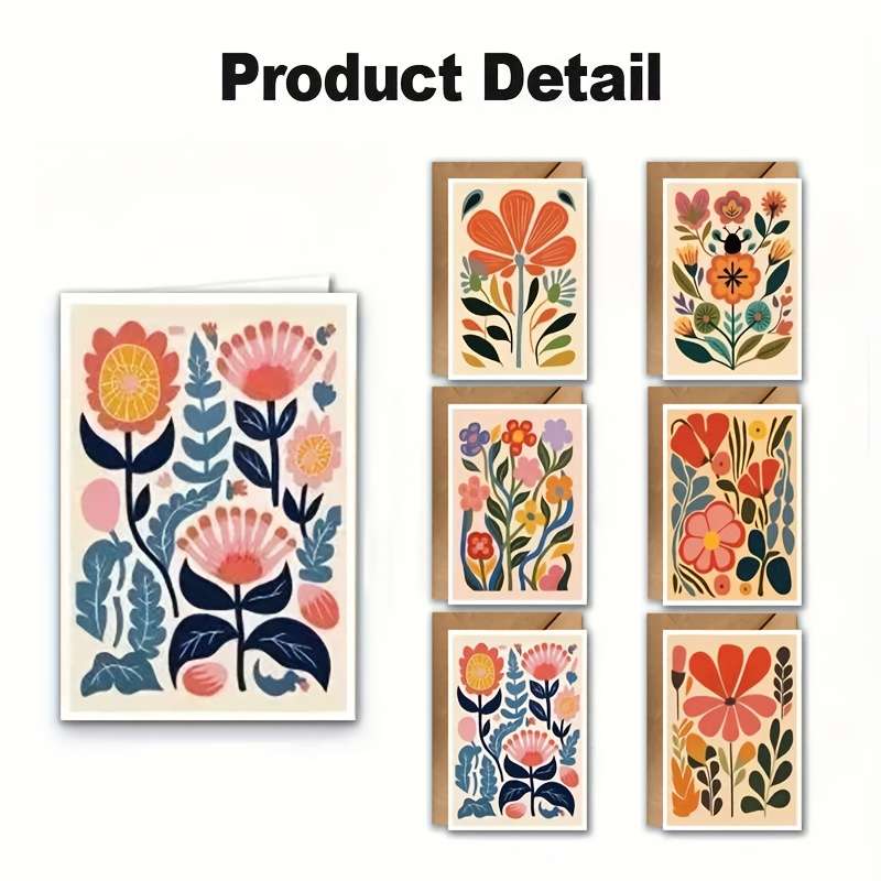 Greeting Cards Quantity 12Pcs