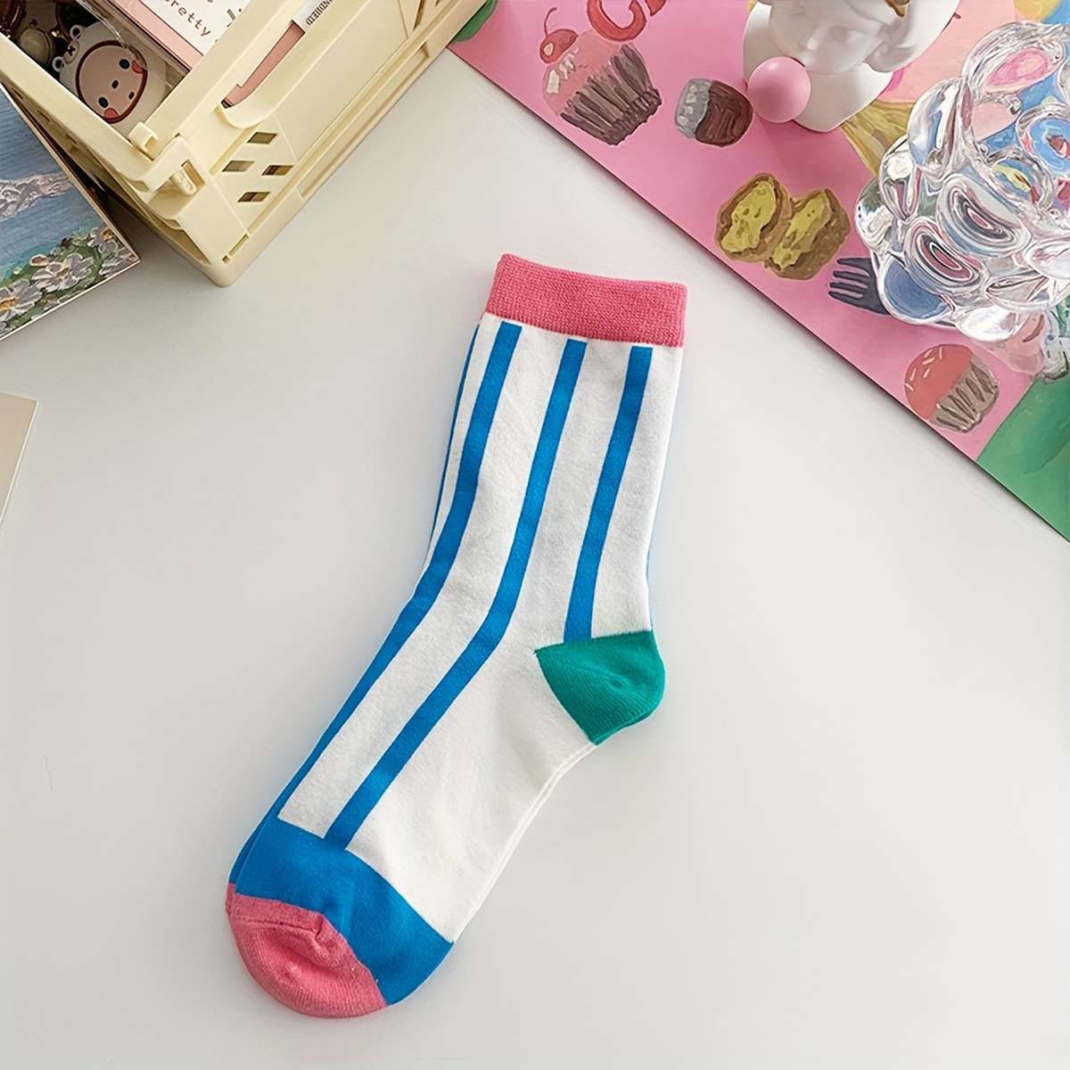 Women S Socks Color Mixed Color 5 Pairs Size Onesize