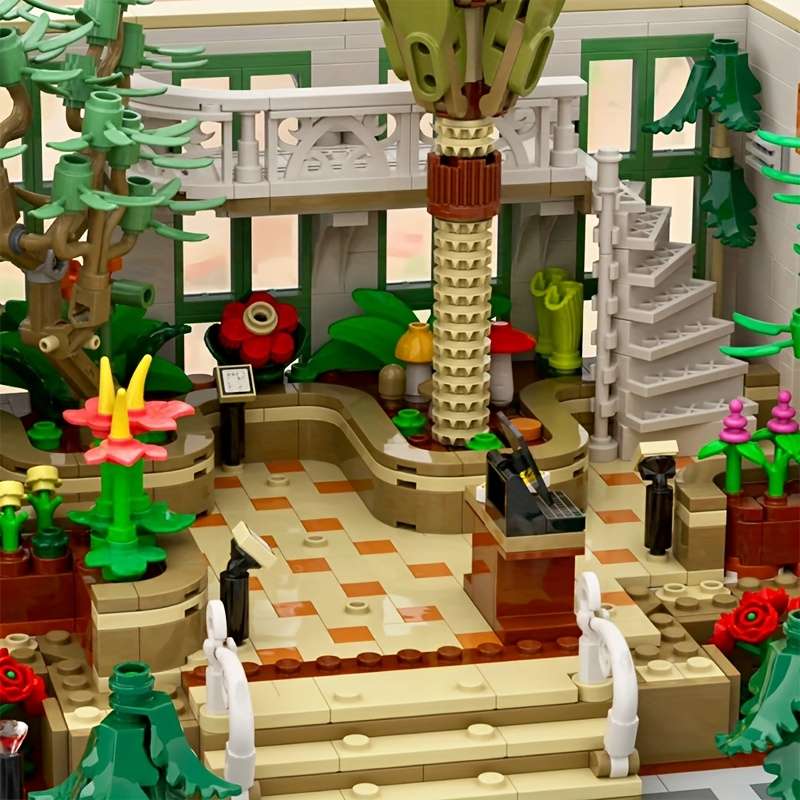 Building Toy Architectural Model Toy Set Style Botanical Garden