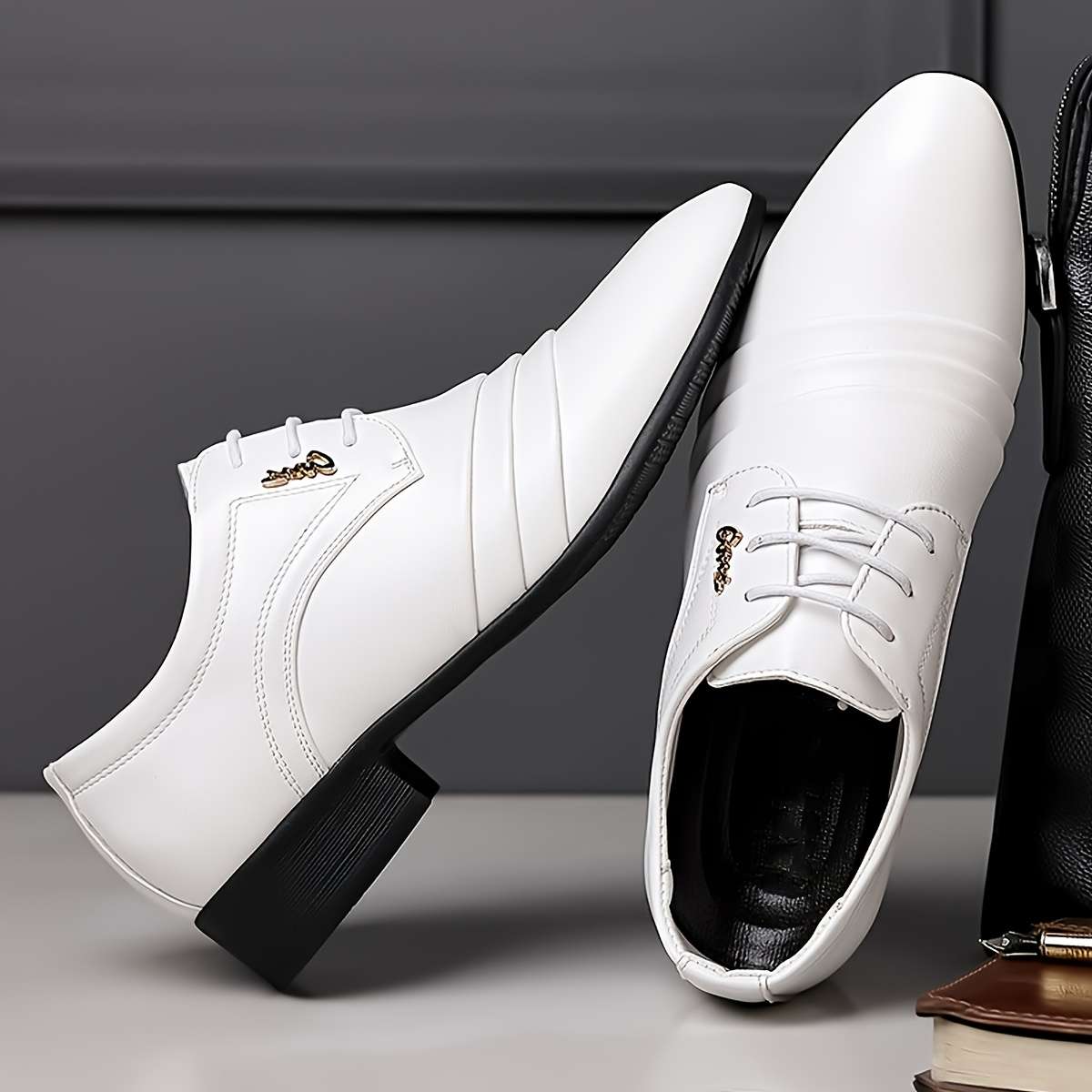 Mens Leather Shoes Color White Sizeuk 7