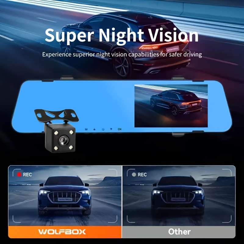 Dashcam Model Front And Rear Dual Cameras