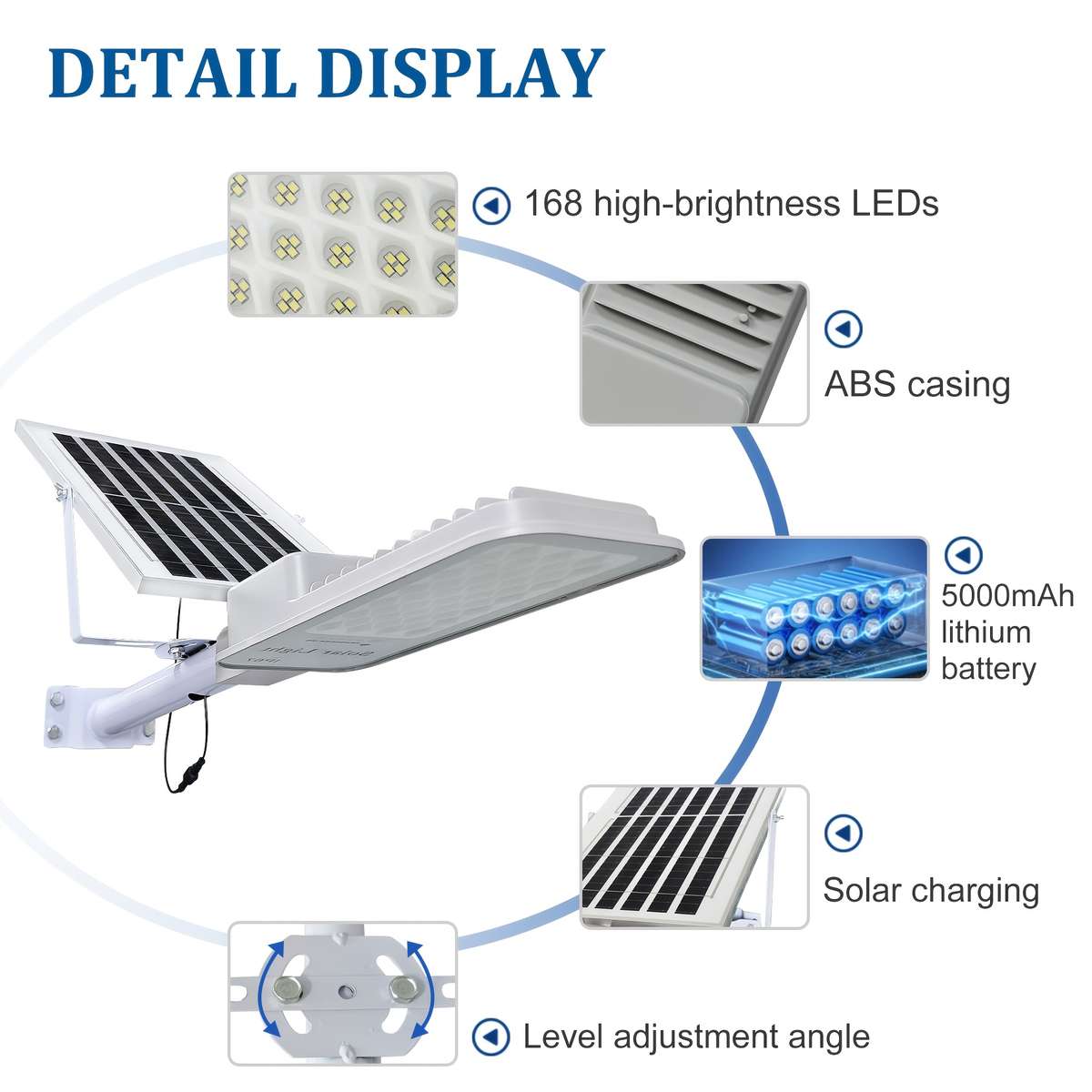 Solar Emergency Lights Style 5000Mah168 Beads