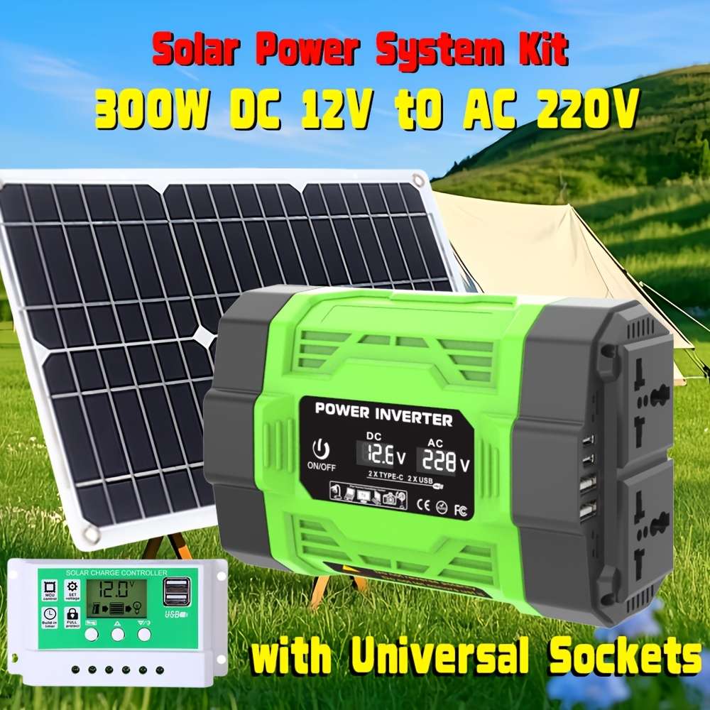 Solar Panel Model 300W Inverter