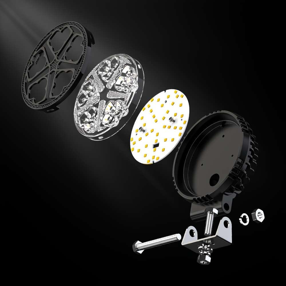 Car Lights Quantity 1 Pcs Round