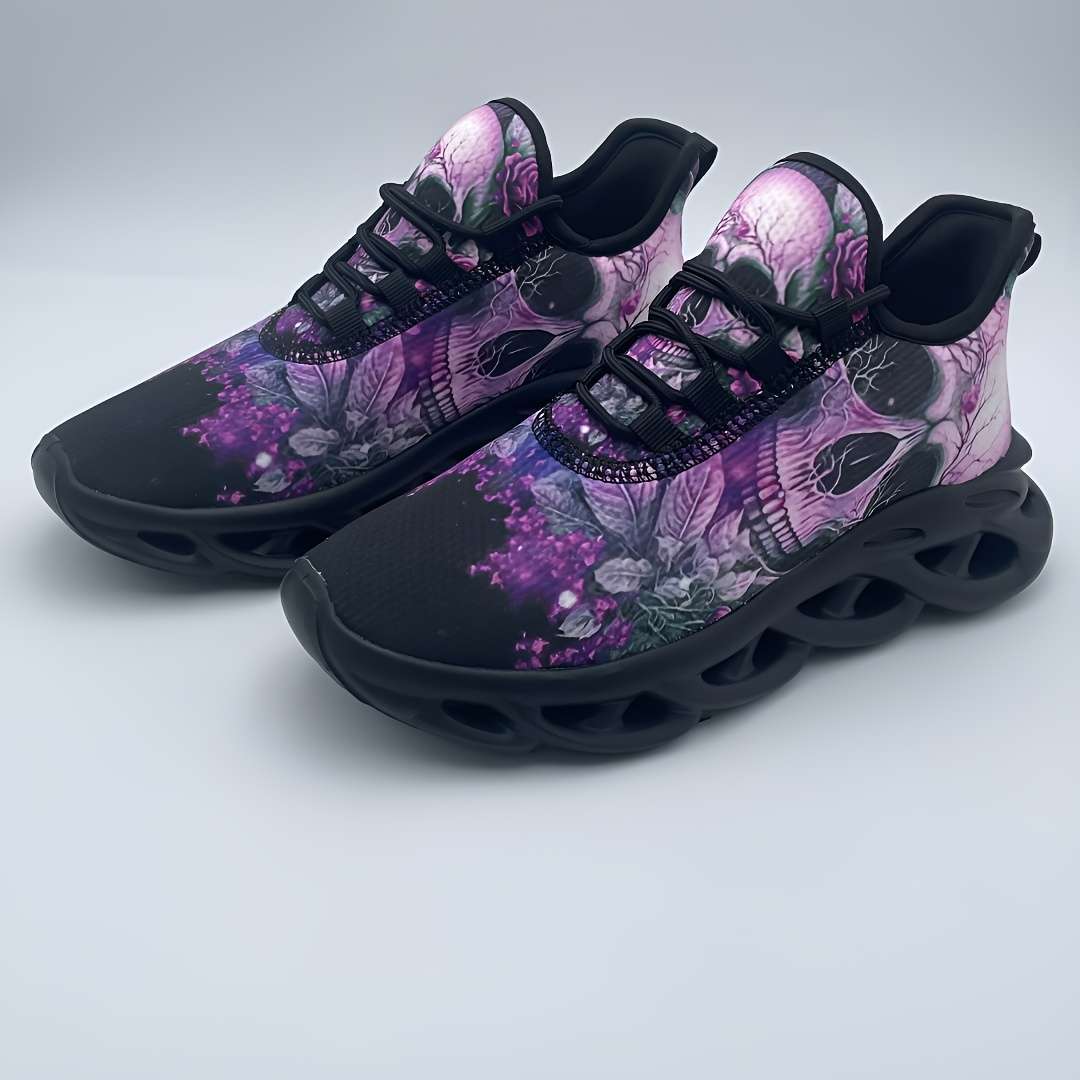 Women S Sneakers Color Purple And Black Sizeuk 4.5