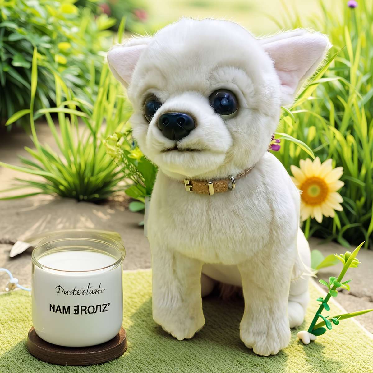 Plush Toys Color Beige Color