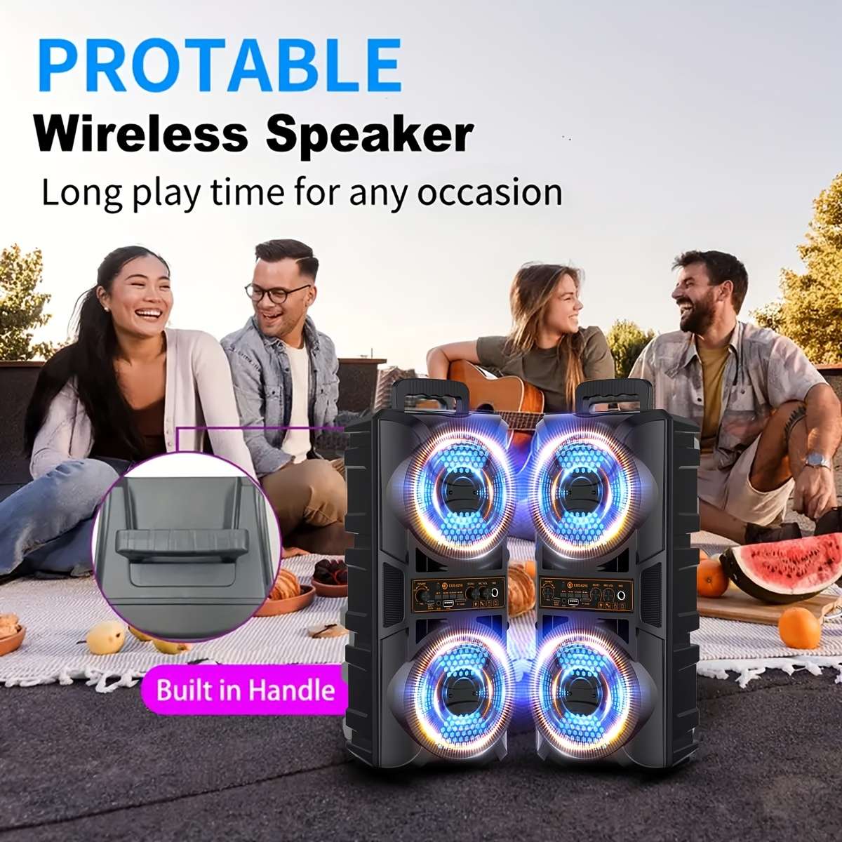 Professional Featuring Crystal Sound 7300W Outdoor High Power For Home