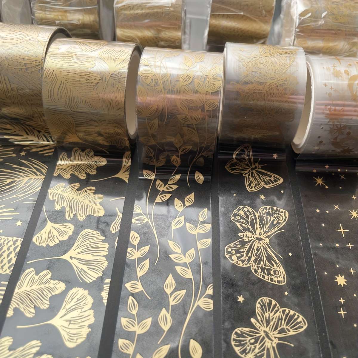 Adhesive Tape Style 3 Golden Foil Washi Tapes