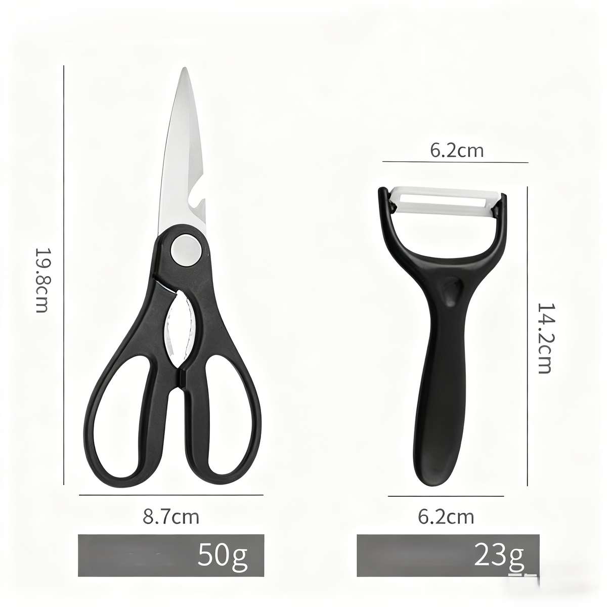 Fruit And Vegetable Knife Color Black