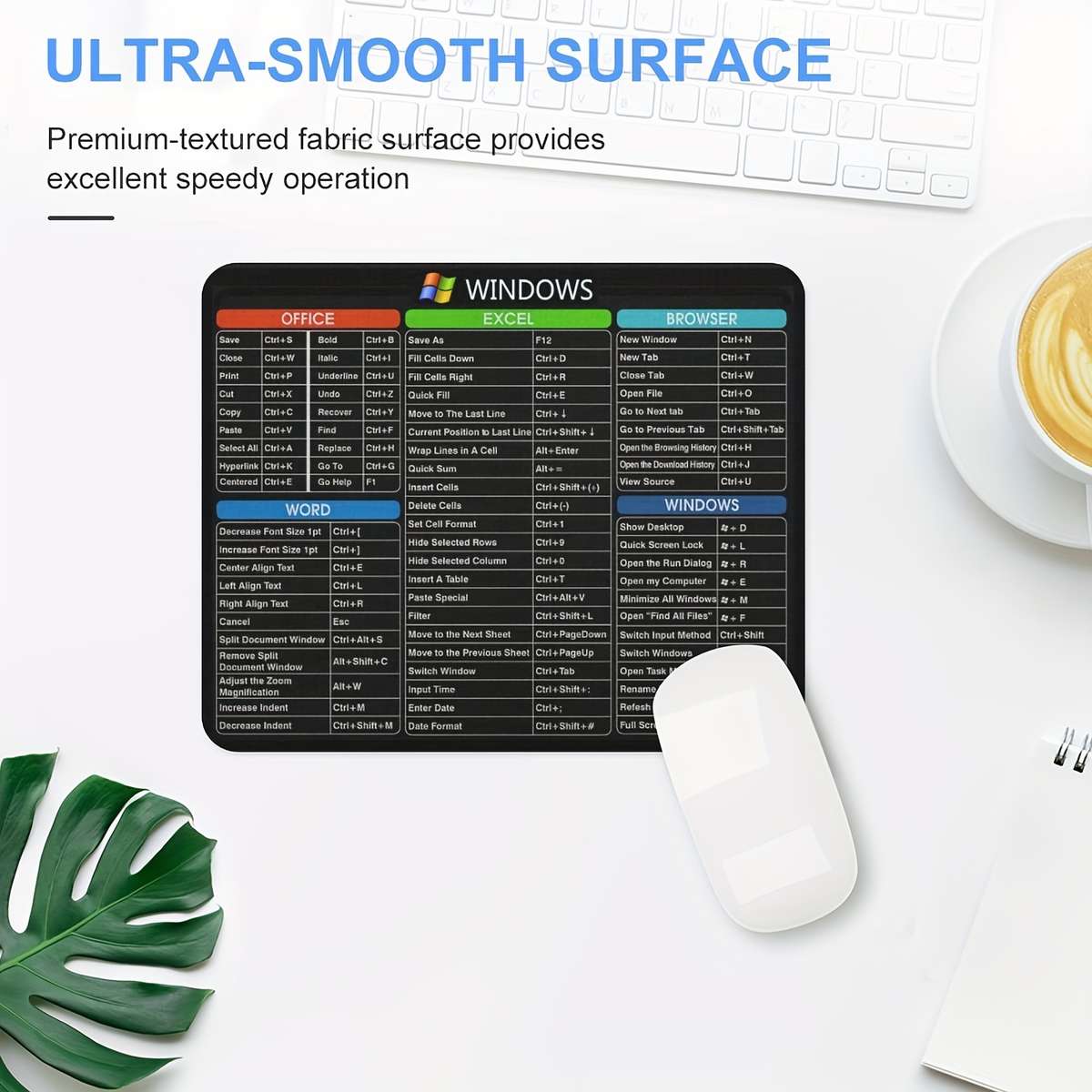 Mouse Pad Size 9.5*7.9*0.12*0.12Inch