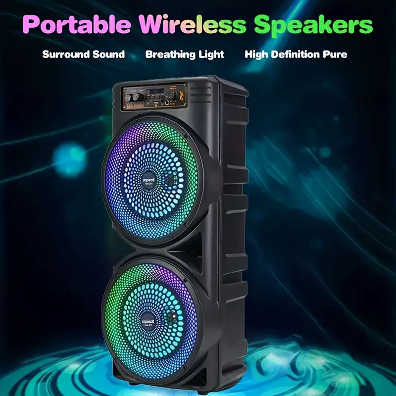 Classic With High Fidelity Dual 8.5 Inch Floor For Live Performance 8.5 Inch Red