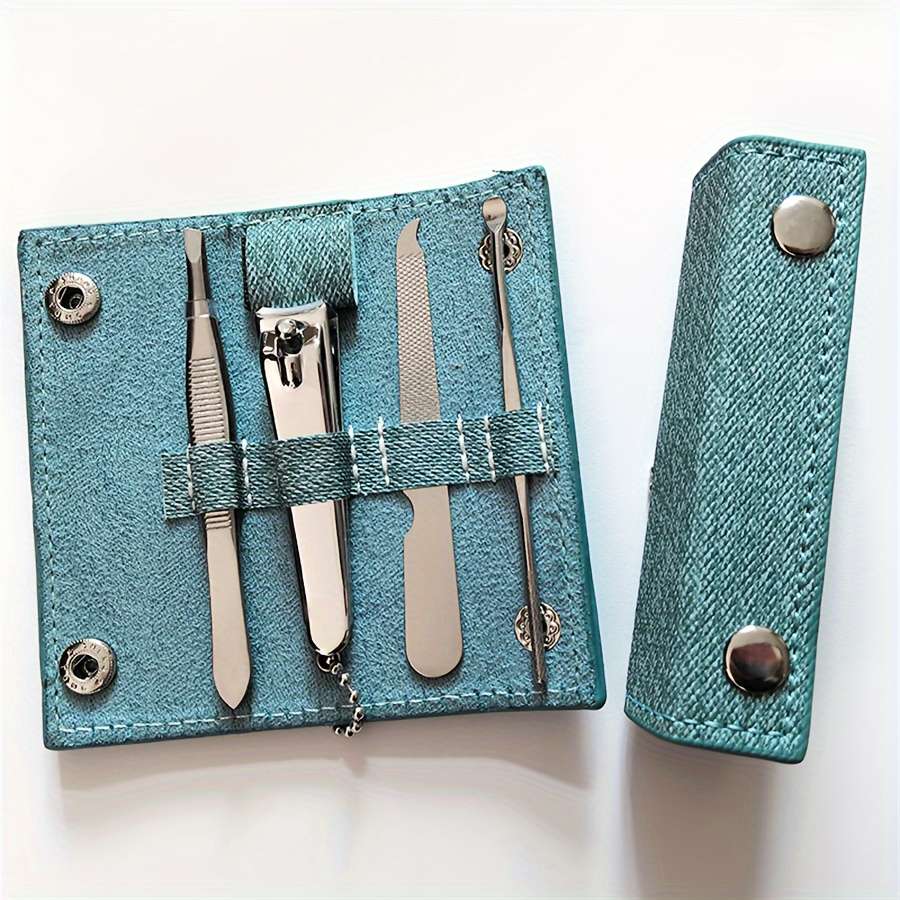 4pcs Carbon Steel Stainless Steel Beauty Tool Kit Hypoallergenic No Electricity or Battery Ne