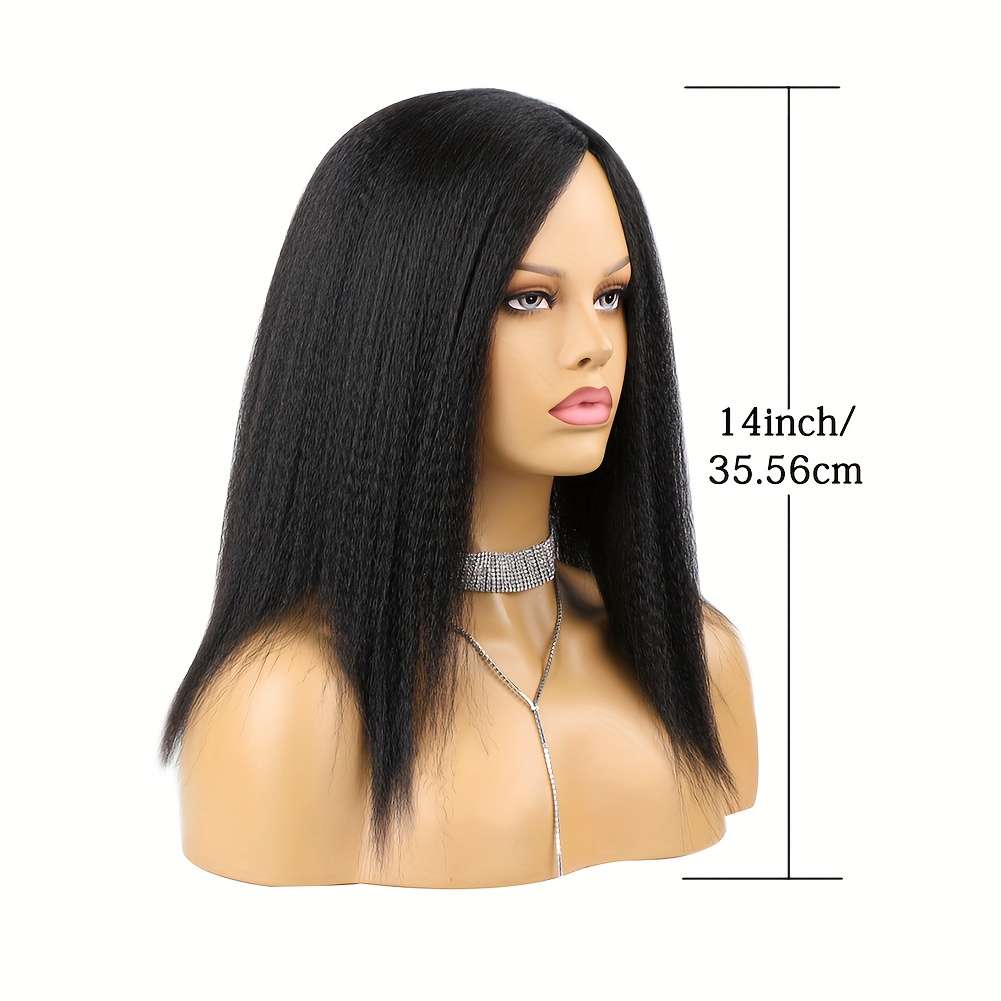 #1B Womens Wigs Hair Length 35.56Cm