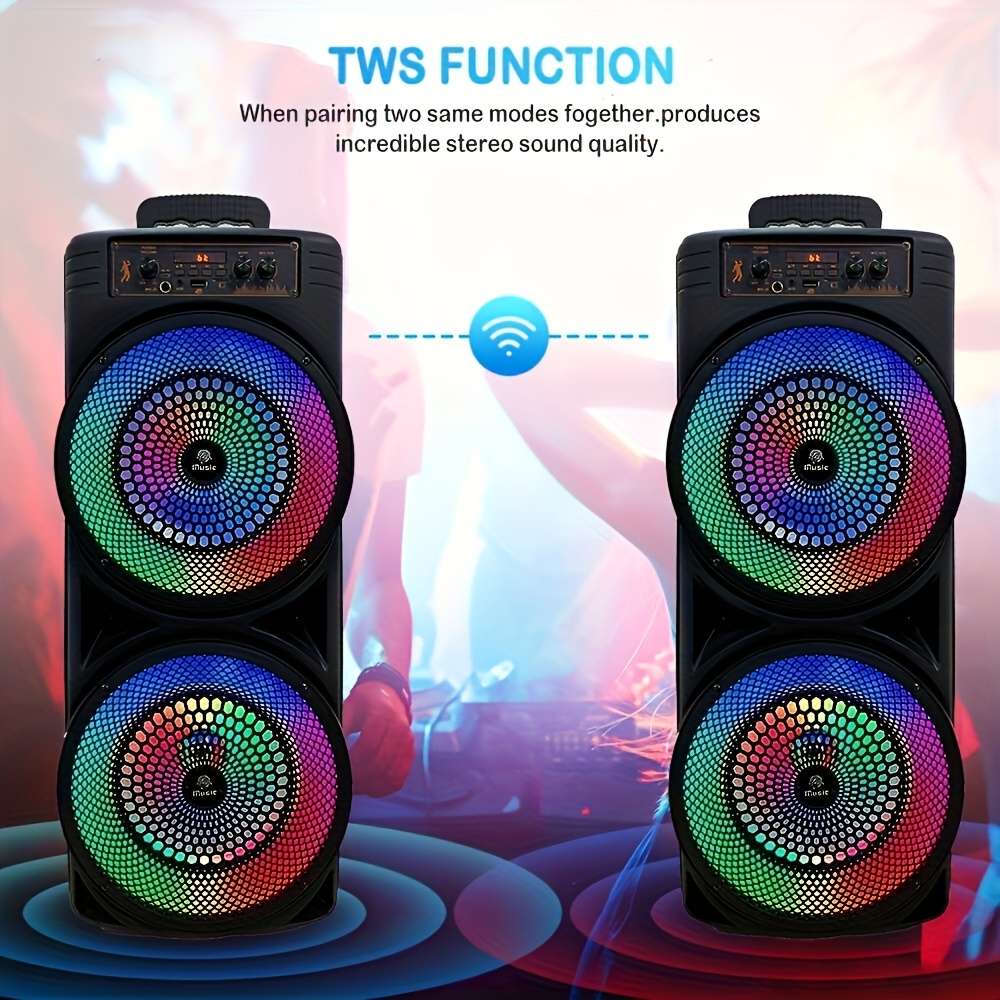 Classic With High Fidelity Dual 8.5 Inch Floor For Live Performance 8.5 Inch Red