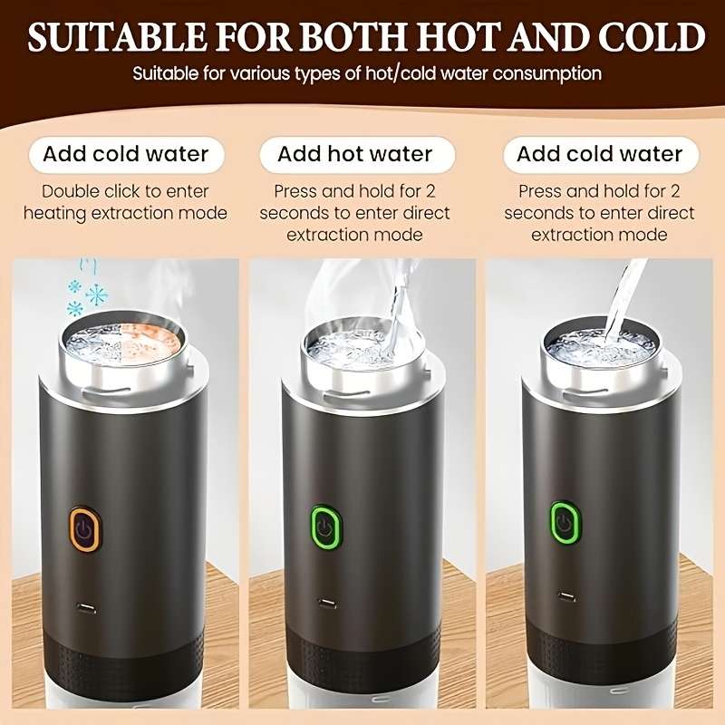 Premium 1Set Set In Electric Selfheating Coffee Makerportable Usb Rechargeable