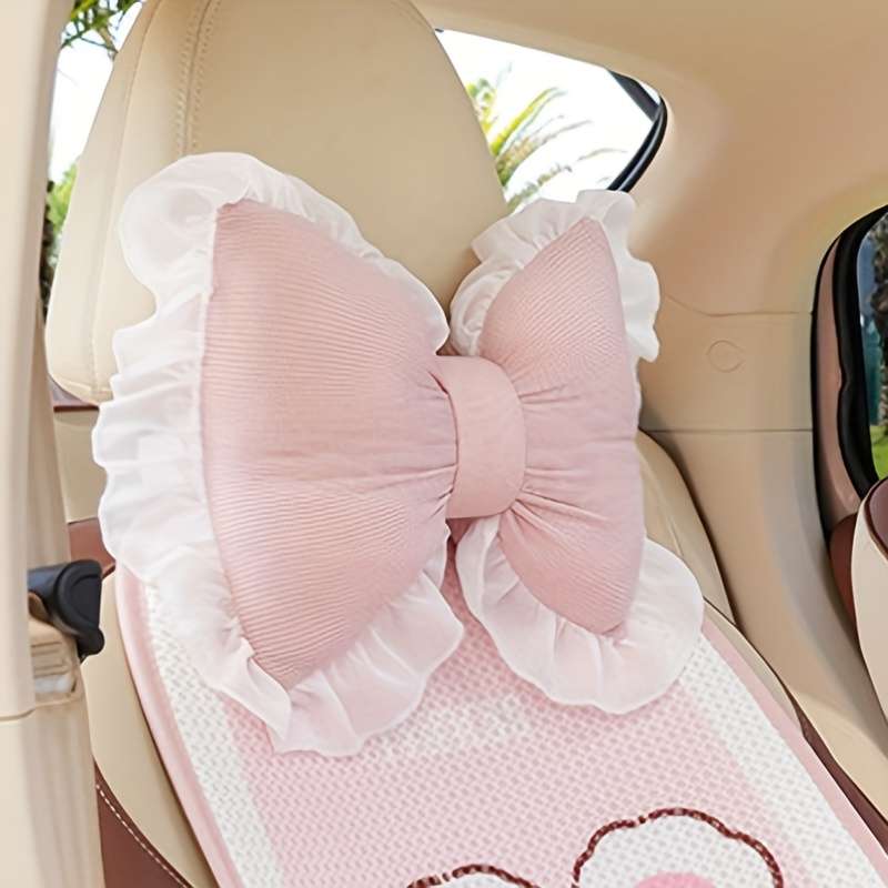 Lumbar Support Car Lace Featuring Butterfly Headrest And Soft Design