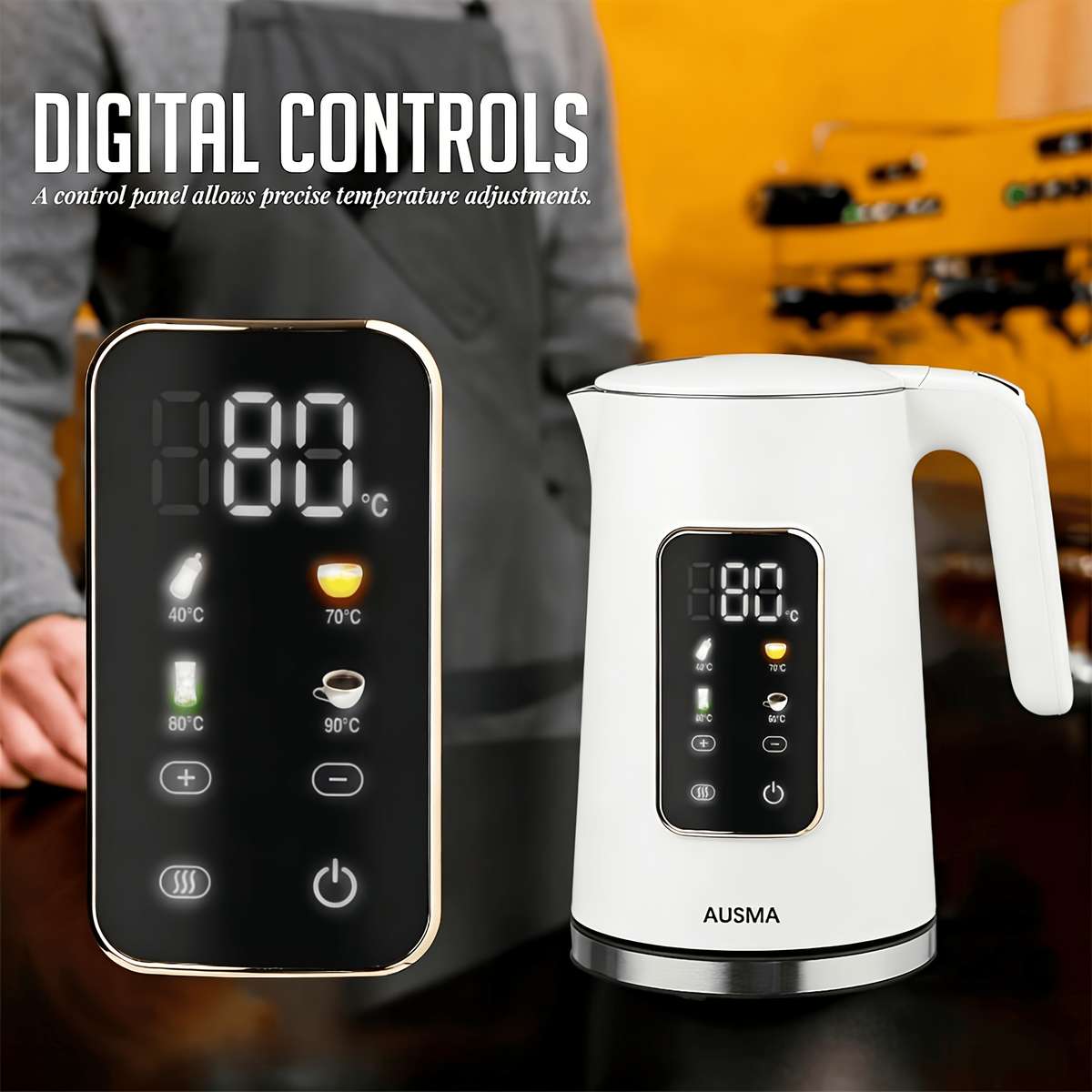 7L Cordless Digital Electric Kettle Precise Temperature