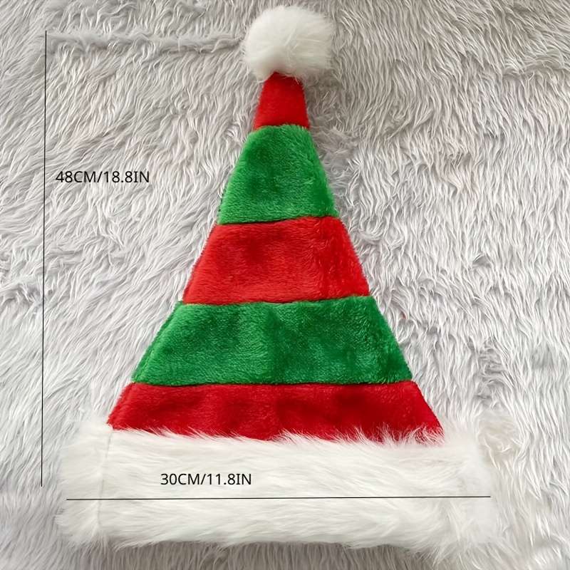 Winter Hat Color Green Red Size One Size