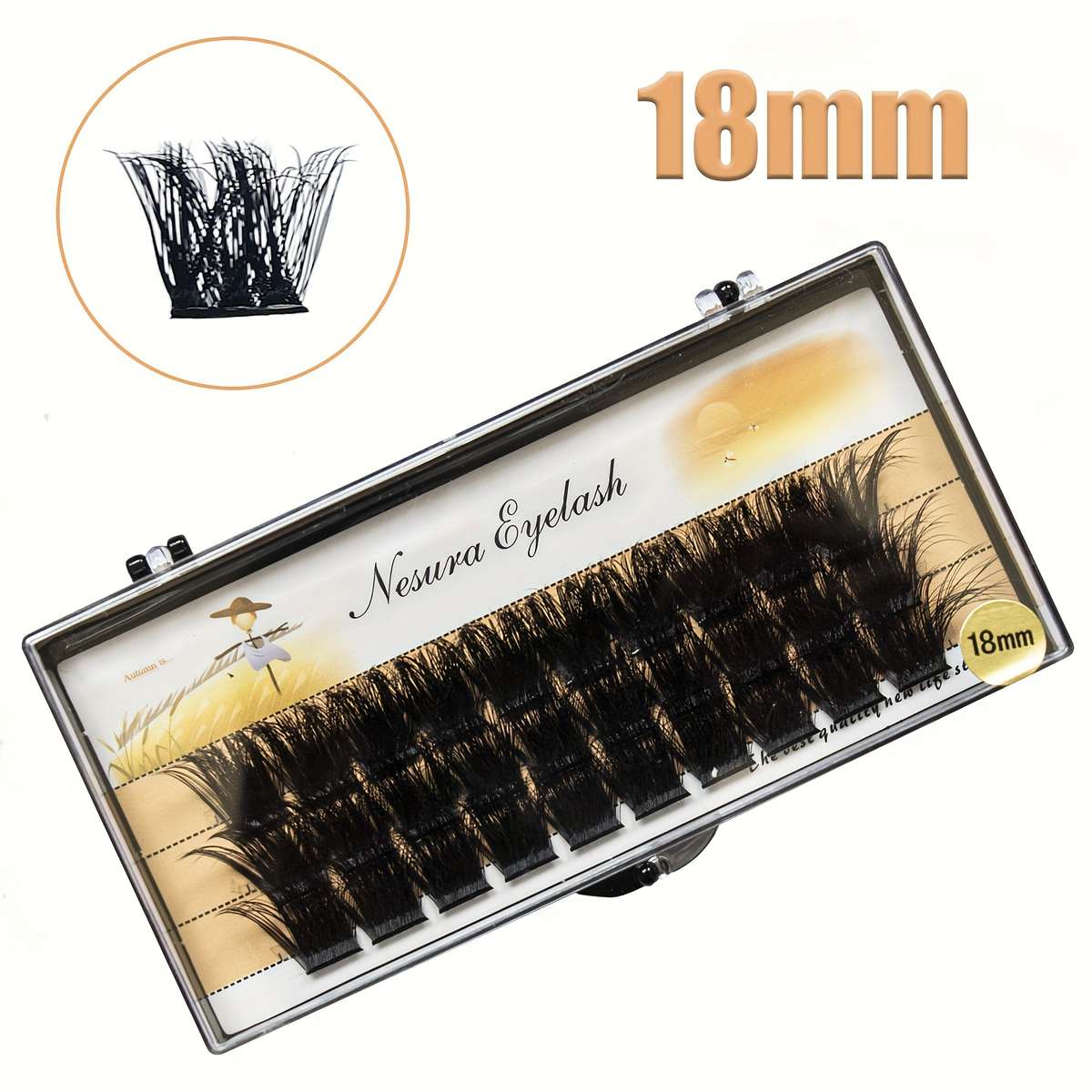 False Eyelashes Size 10Mm