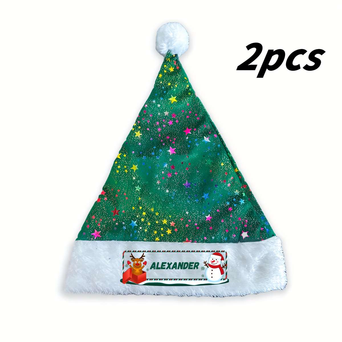 Christmas Decorations Items Green 02 Quantity 2Pcs
