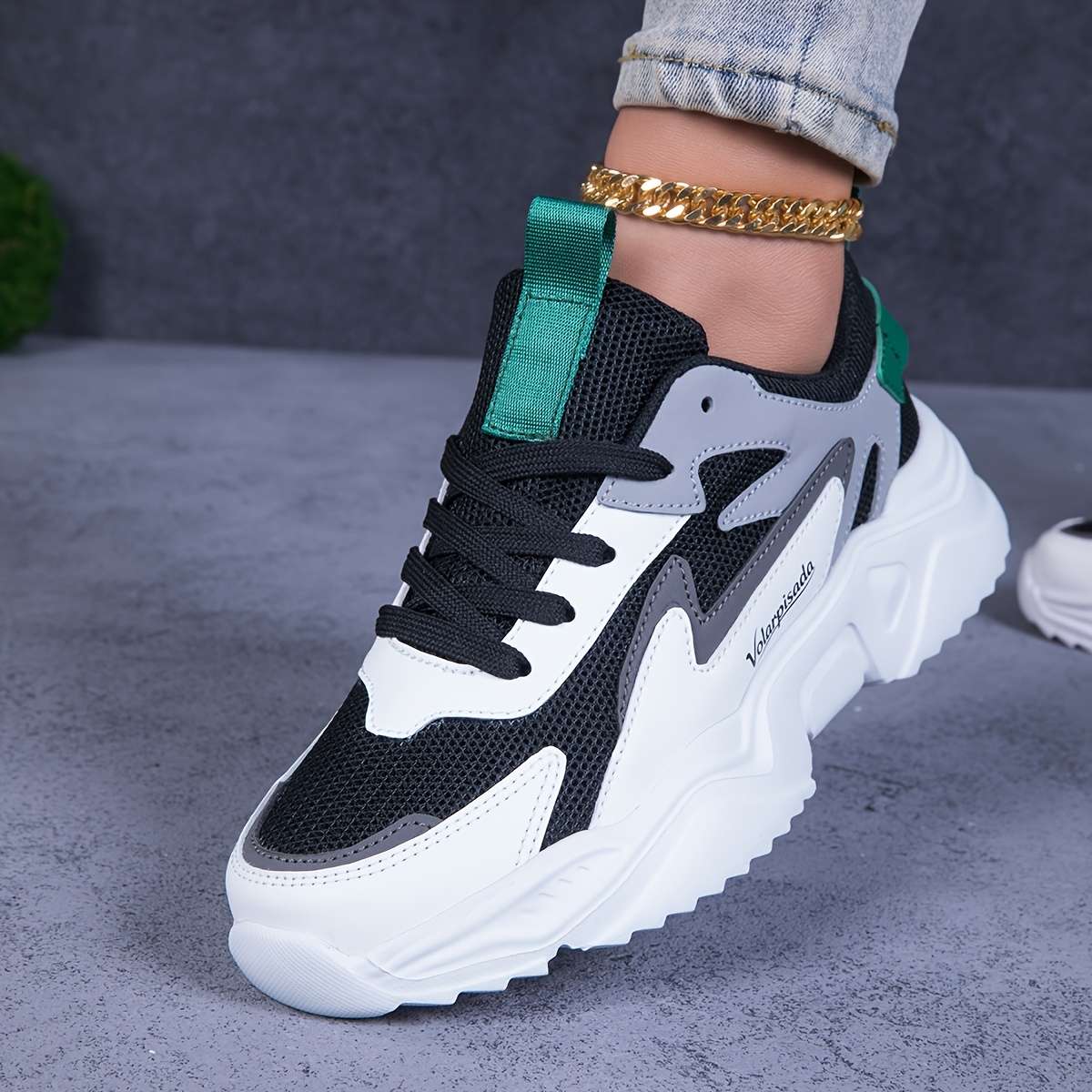 Sneakers Color White Sizeuk 7.5