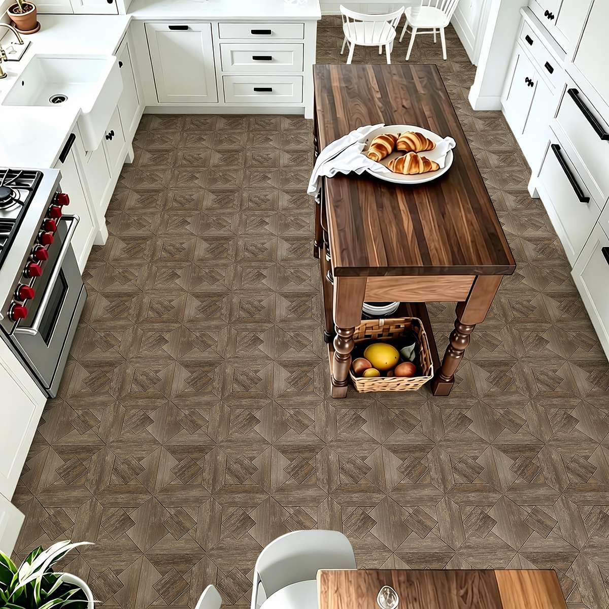 Self Adhesive Floor Stickers 40Cm*120Cm*S Wood Grain