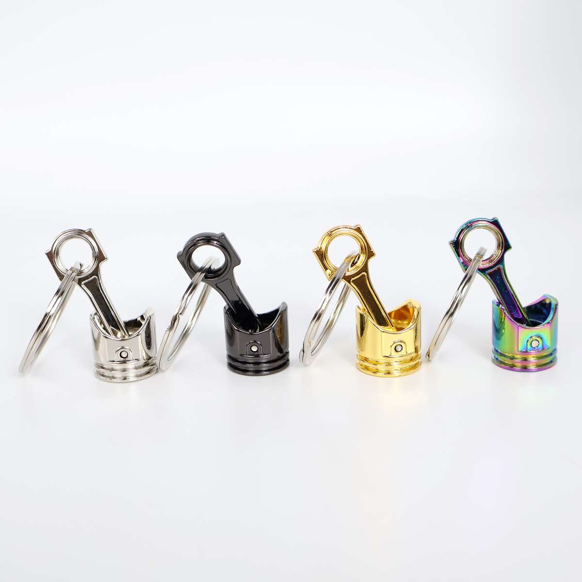 Keychain Ornament Color 2Pcs Black  Color