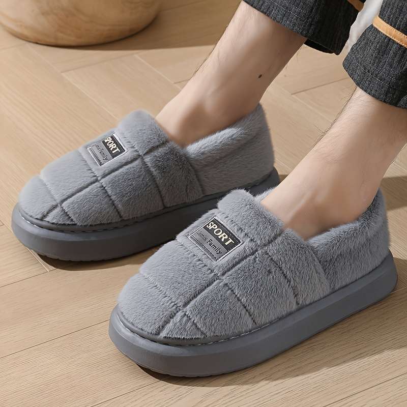 Cotton Slippers Color Coffee Brown Sizeuk 9.5-10