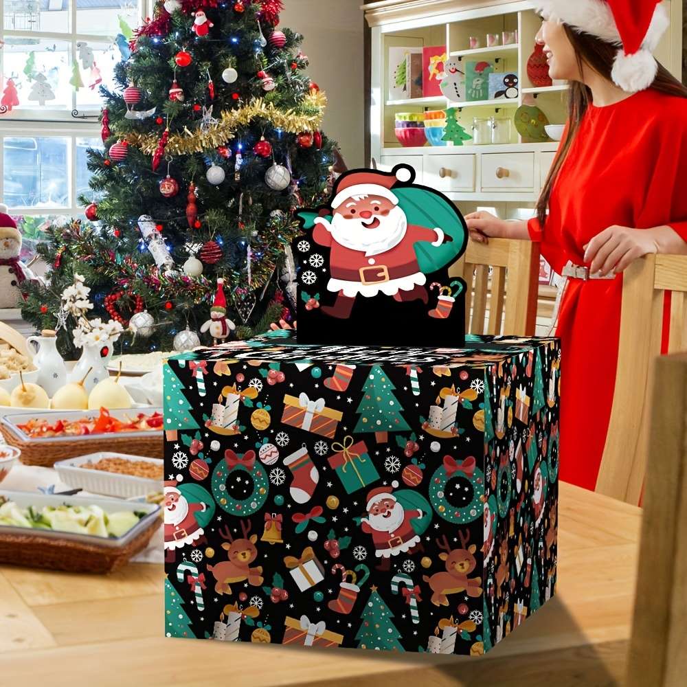 Christmas Gift Boxes Model Christmas Money Box 02