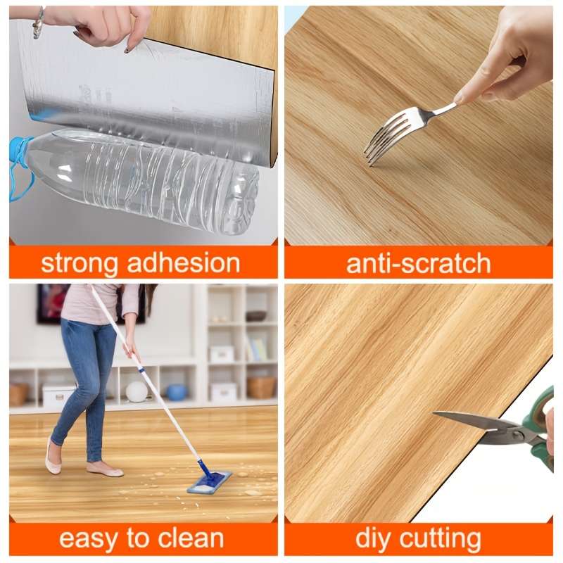 Self Adhesive Floor Stickers Egqy 892 8.5Cm X 40Cm 6 Rolls Per Pack