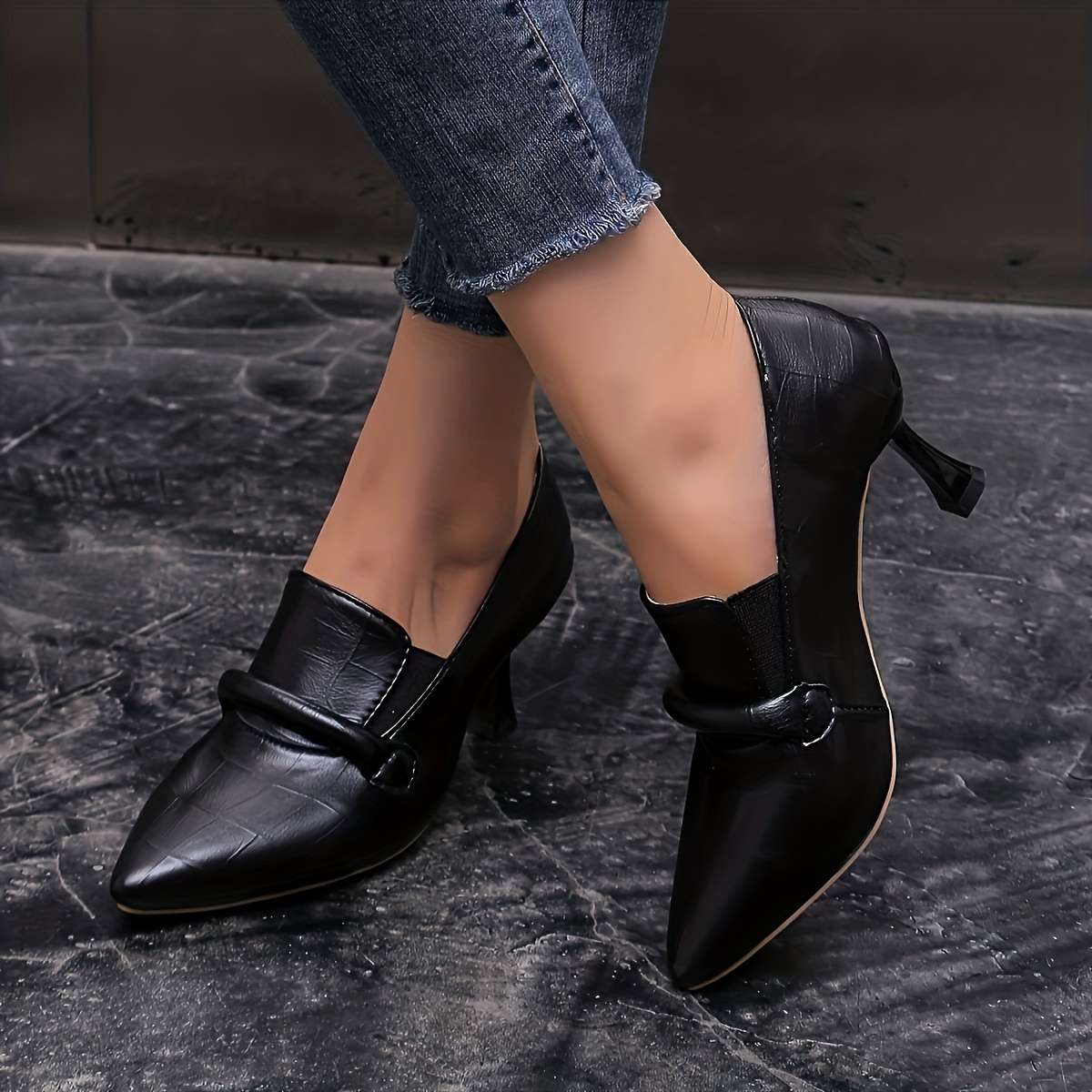 Women S High Heels Color Black Sizeuk 7