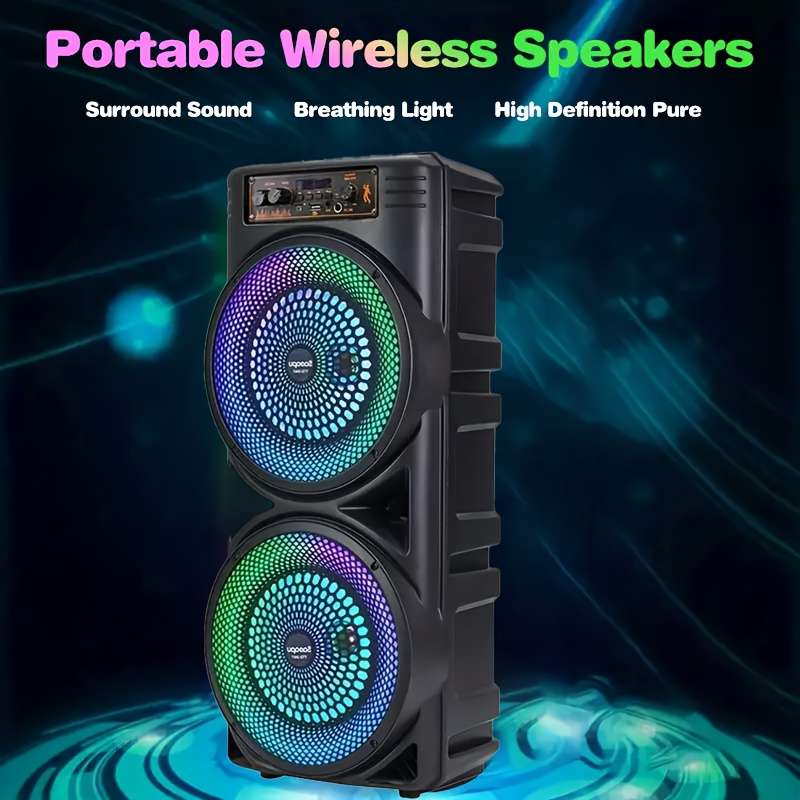Classic With High Fidelity Dual 8.5 Inch Floor For Live Performance 8.5 Inch Red