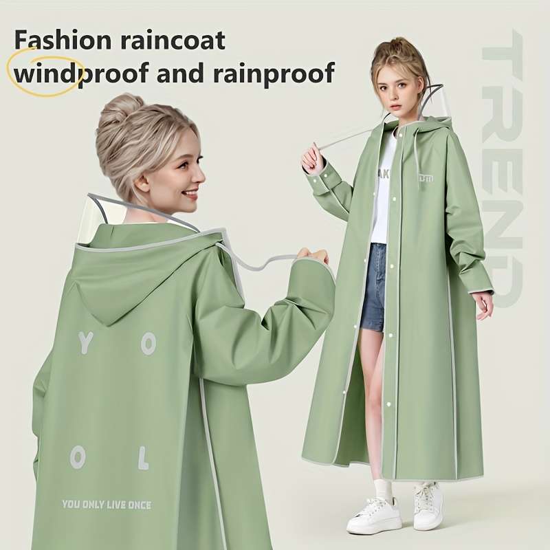 Raincoat White Size M