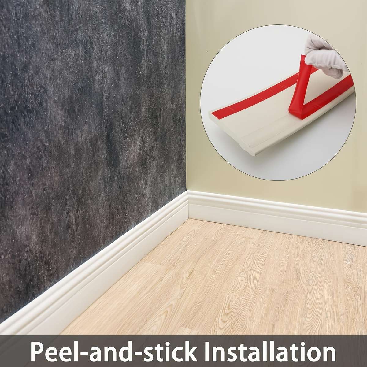 Skirting Board Brown Size 9.8Cmx2M